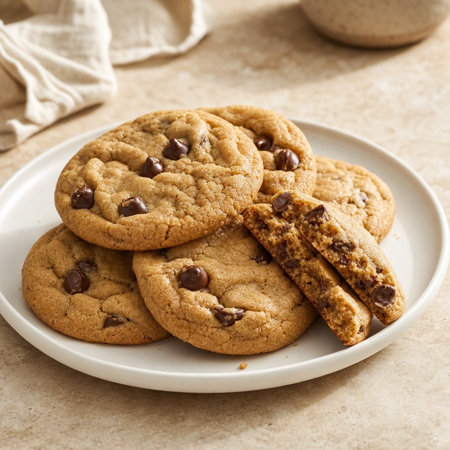 In Cookies und Gebäck